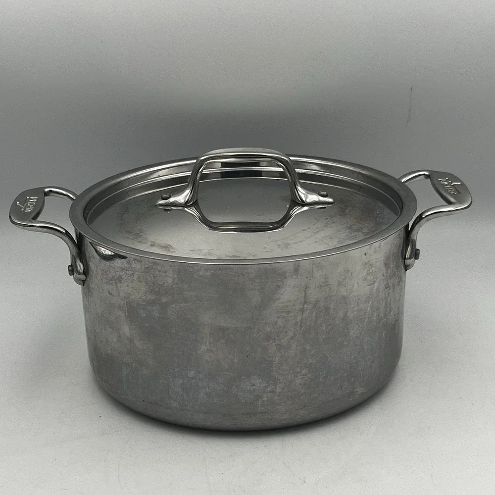 ALL-CLAD Stainless Steel 4 Quart Ultimate Soup Pot w/Lid D5